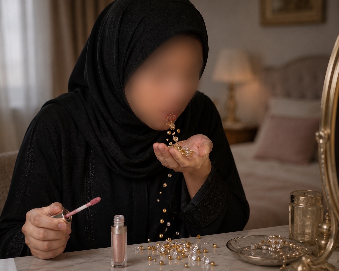 تفسير رؤيا خروج حبيبات ذهبيه من لساني