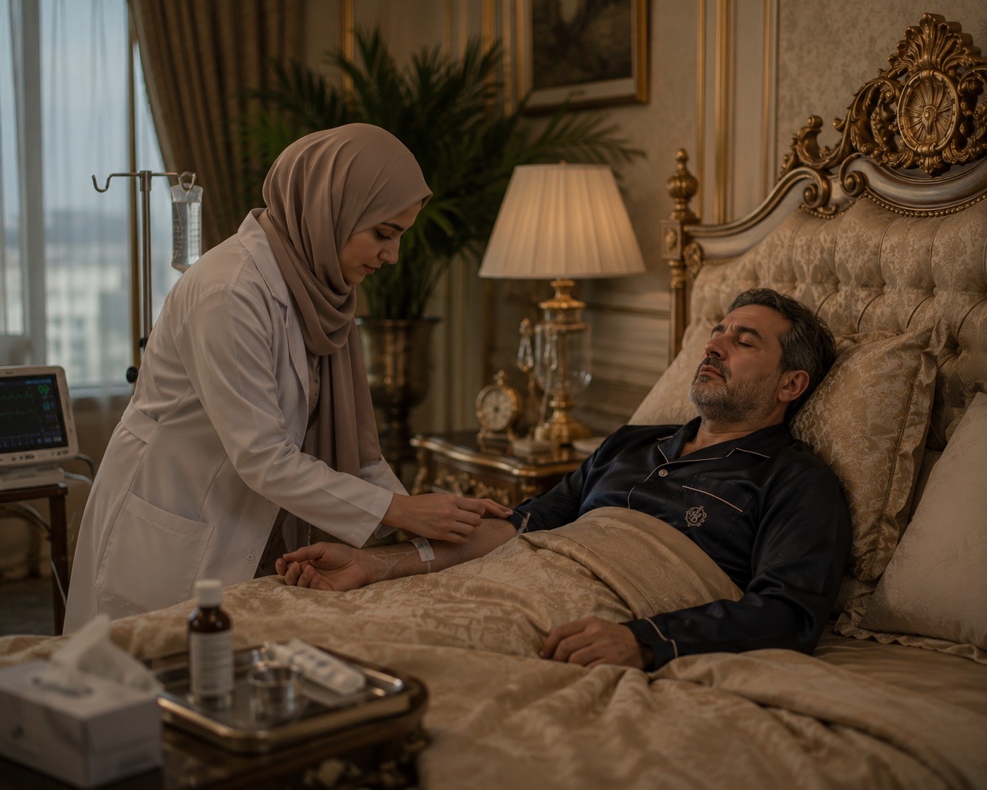 تفسير رؤيا اعالج شخص غني 🛌